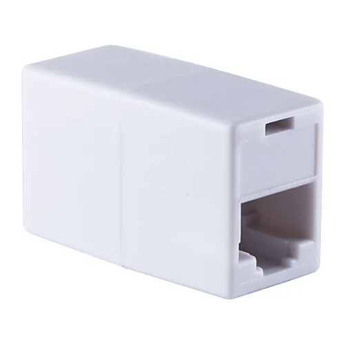 وصلة إيثرنت RJ45 من Skill Tech، موصل كابل بلاستيكي أبيض