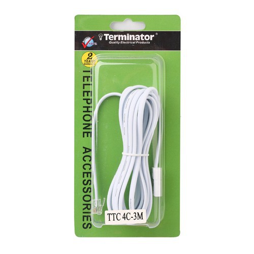 Terminator Telephone Cable – TTC 4C-3M