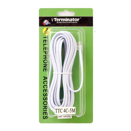 Terminator Telephone Cable – TTC 4C-5M/USA