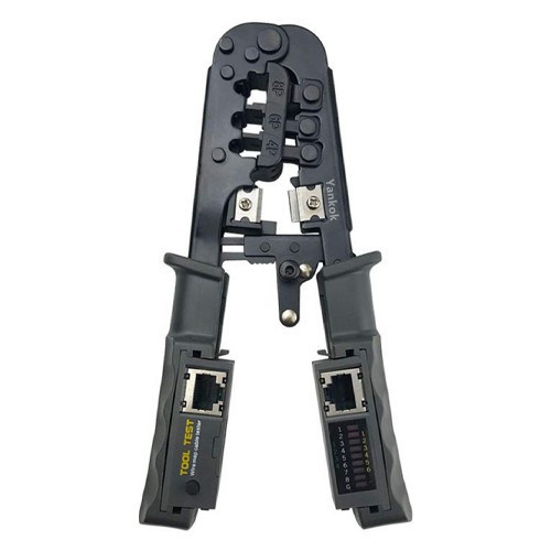 أداة ضغط الشبكة مع جهاز اختبار HT-486ST (RJ11/RJ12/RJ45)