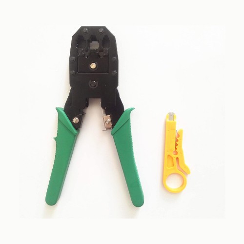 أداة ضغط 3 في 1 HT-315 مع أداة تجريد CAT6/5 (RJ9/RJ11/RJ12/RJ45)