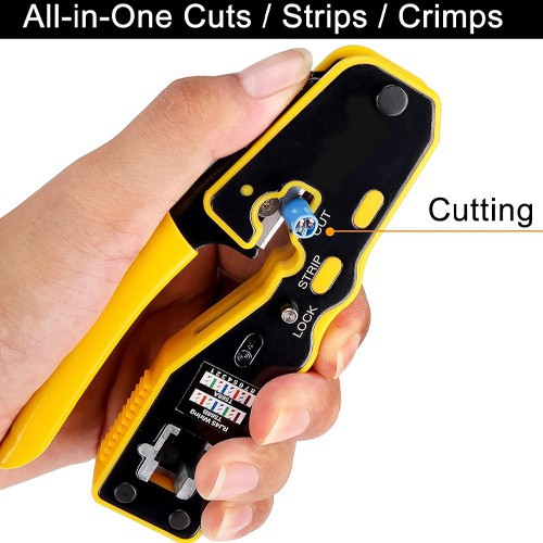 Snap Type Crimping Tool CAT6/5 (RJ45)