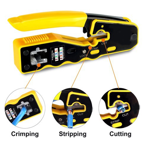 Snap Type Crimping Tool CAT6/5 (RJ45)