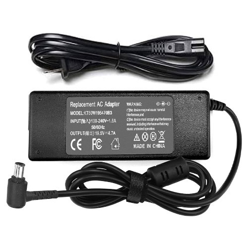 Sony Laptop Adapter 19.5V 4.7A with Power Cord UK Plug