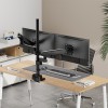 Skill Tech SH 84 C024 Vertical Dual Monitor Gas-Spring Pole Deskmount