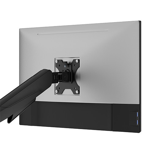 Skill Tech SH 84 C024 Vertical Dual Monitor Gas-Spring Pole Deskmount