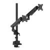 Skill Tech SH 84 C024 Vertical Dual Monitor Gas-Spring Pole Deskmount