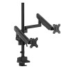 Skill Tech SH 84 C024 Vertical Dual Monitor Gas-Spring Pole Deskmount