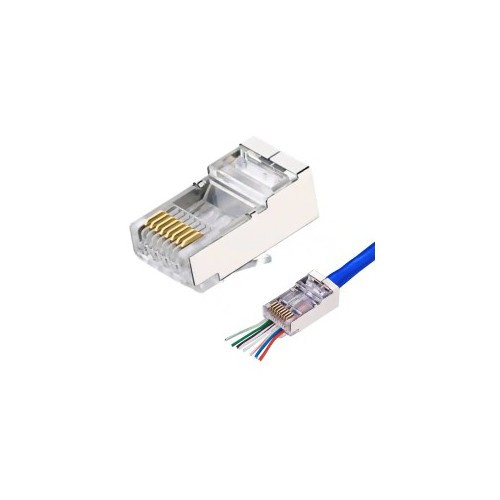 Skill Tech RJ45 Cat6 FTP Shielded Connector Plug