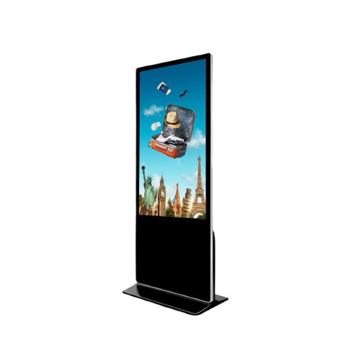 Skill Tech 65 Inch 4K Android 12  Digital Kiosk with Wheels