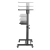 Skill Tech WST 01A Free Standing Height Adjustable Multi-Purpose Mobile Workstation Ergonomic Mount