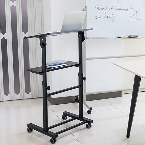 Skill Tech WST 01A Free Standing Height Adjustable Multi-Purpose Mobile Workstation Ergonomic Mount