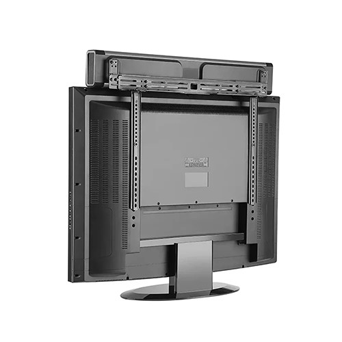 BLUETEK SB 55 UNIVERSAL SOUND BAR BRACKET TV STAND ATTACHED