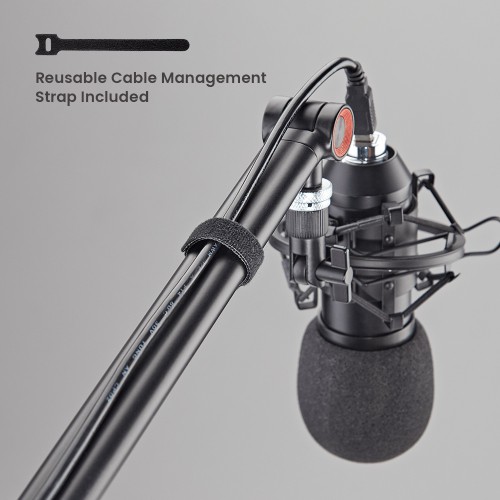 Skill Tech MDS16-1L Microphone Table Stand With RGB Light