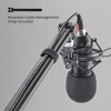Skill Tech MDS16-1L Microphone Table Stand With RGB Light