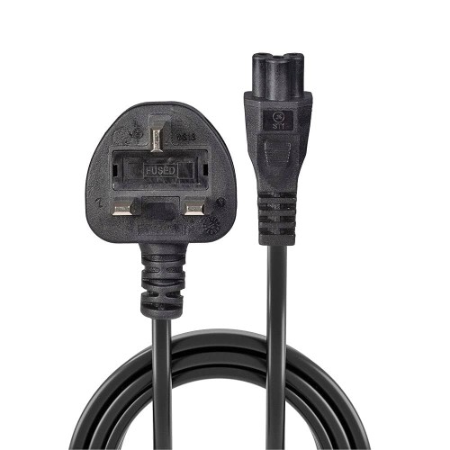 QPower Cloverleaf Power Cord (UK 3Pin to C5)