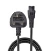QPower Cloverleaf Power Cord (UK 3Pin to C5)