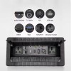 Table Sockets with Retractable Cover (Black)