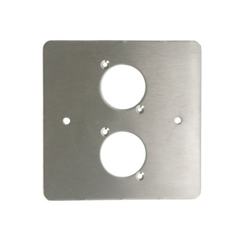 Steel Faceplate for Two Chassis 3x3
