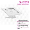 Skill Tech SH 3203 Anti-Theft Wall-Mounted/Countertop Tablet Holder