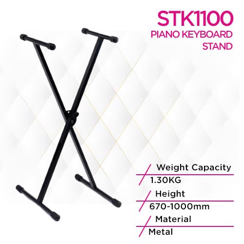 حامل لوحة مفاتيح البيانو Lecxo STK1100