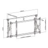 Skill Tech SVW09-46T Super Slim Video Wall Mount