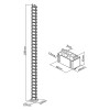Skill Tech CC10-1 Cable Management Spine