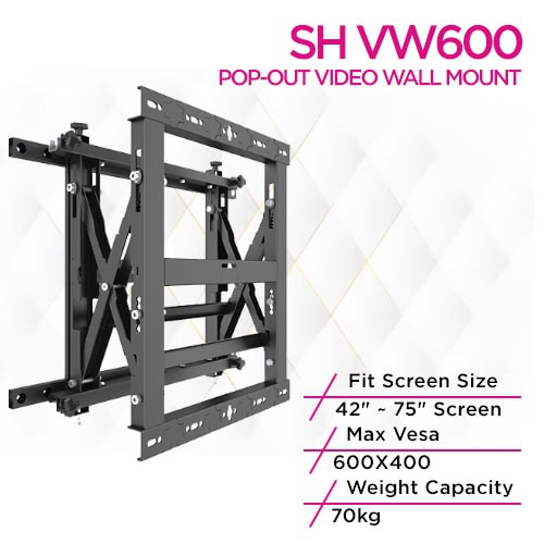 Skill Tech SH-VW600 Quick Release Video Wall Mount