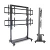 Skill Tech SH 8565VFS 42"-55" 4-Screen Video Floor Stand Trolley