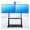 Skill Tech SH 02VFS Dual Display Screen Video Wall Cart