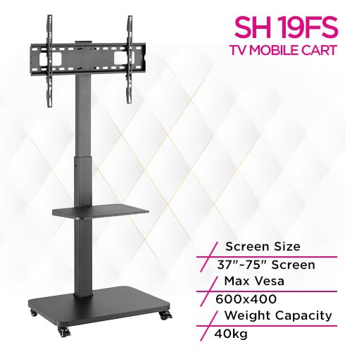 Skill Tech SH 19FS Storage-Savvy TV Cart