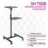 Skill Tech SH TS08 Steel Adjustable Projector & Laptop Trolley