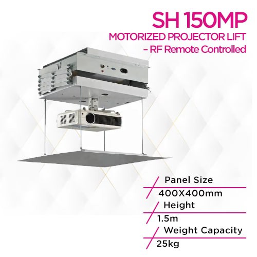 Skill Tech SH 150MP Motorized Projector Lift – RF Remote...