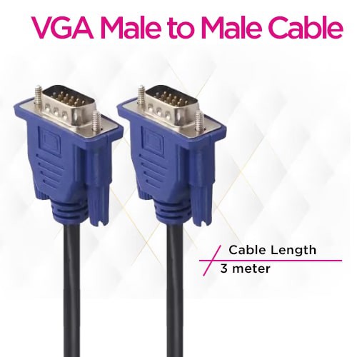 كابل VGA ذكر إلى ذكر