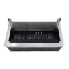 Table Sockets with Retractable Cover (Silver)