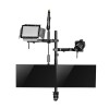 SKILL TECH SH MDS10 Dual Monitor Studio Setup – 17" to 32", 9+9KG, Complete AV Solution