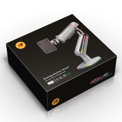 ذراع شاشة الألعاب North Bayou NB V7 RGB باللون الأزرق البحري – 32 بوصة إلى 60 بوصة