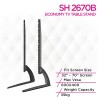 Skill Tech SH 2670B Economy Tabletop Stand, Tv Legs
