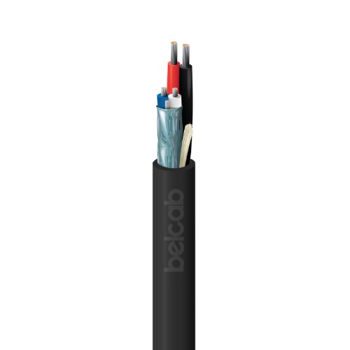 BELCAB B11502SB-BK 2C-22AWG + 1P-18AWG LSZH SHIELDED...
