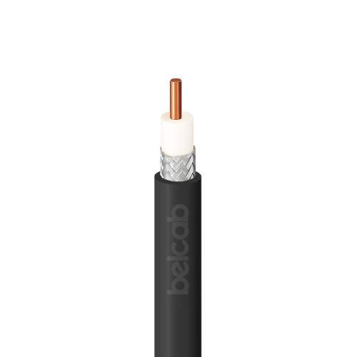 BELCAB B17806A-BK RG58 19AWG SHIELDED CABLE