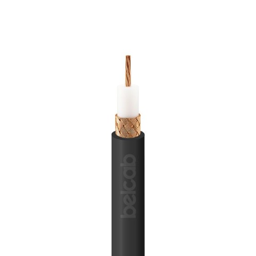 BELCAB B18267-BK RG213 10AWG SHIELDED COAXIAL CABLE