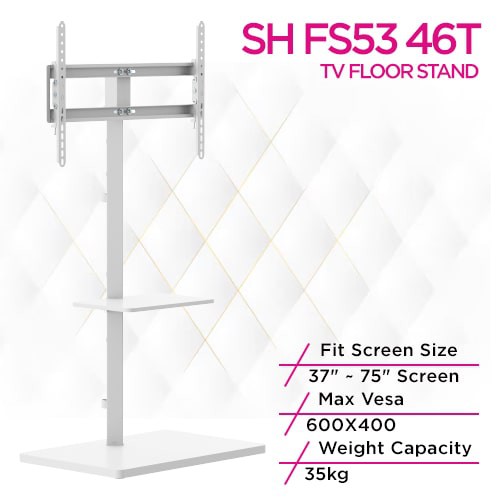 Skill Tech SH FS53 46T Prism Minimalism TV Floor Stand
