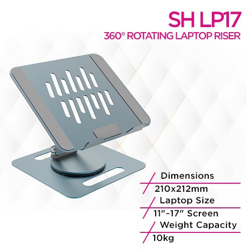 Skill Tech SH LP17 360° Rotating Laptop Riser