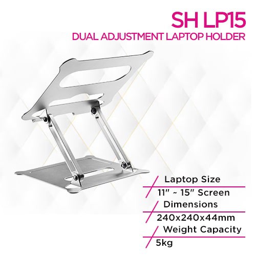 Skill Tech SH LP15 Dual Adjustment Laptop Holder