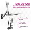 Skill Tech SHS 02 W01Single Screen Premium Gas Spring Computer Monitor Mount
