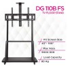 DGTech DG 110B FS Economy Heavy Duty Tv Trolley Stand