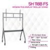 SKILL TECH SH 118B FS حامل عربة عرض تفاعلي