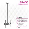 Skill Tech SH 40C Telescopic Lcd TV Ceiling Mounts