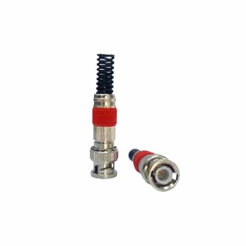 BEL H32063 BNC Male Cover Type RG59 Connector Red and Black