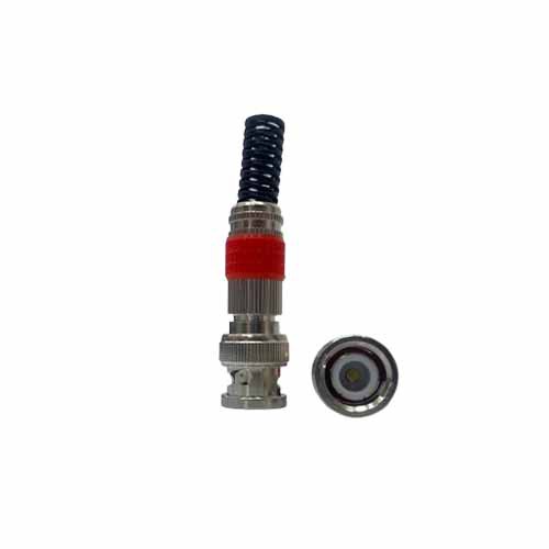 BEL H32063 BNC Male Cover Type RG59 Connector Red and Black